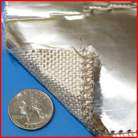 fiberglass fabric with stainless steel foil coating