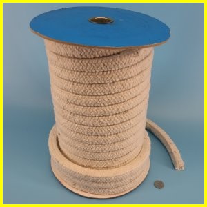 Silica rope square round twisted high temperature heat resistant