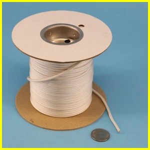 silica small diameter precision braided sleeve high temperature heat resistant