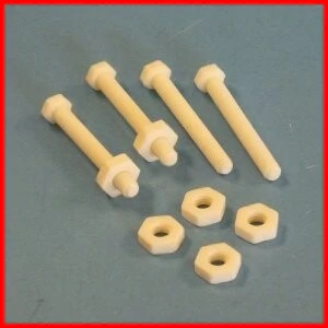 Ceramic High Temperature Fasteners Nuts Bolts Washers