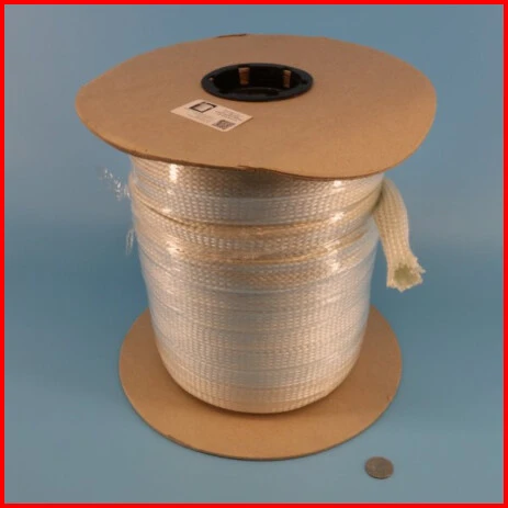 Fiberglass Braided Sleeve Premium Grade Wire Cable Hose Protection