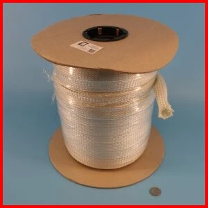 Fiberglass Braided Sleeve Industrial Grade Wire Cable Hose Protection