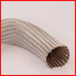 Fiberglass Braided Sleeve Wire size silicone resin binder