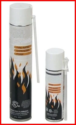 Fire Rated 2-hour Expanding Foam Firestop cable pipe transit